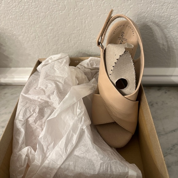 Women's Comfortable Blush Wedge Sandals NEW - Picture 7 of 11